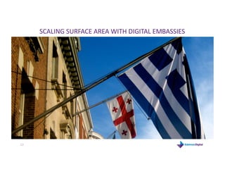SCALING SURFACE AREA WITH DIGITAL EMBASSIES 




12 
 