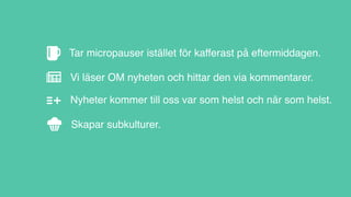 MEDIERNAS
ÖVERLEVNADSTRATEGIER
 