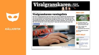ÄR PERSONLIGA
Kompismodellen
 
