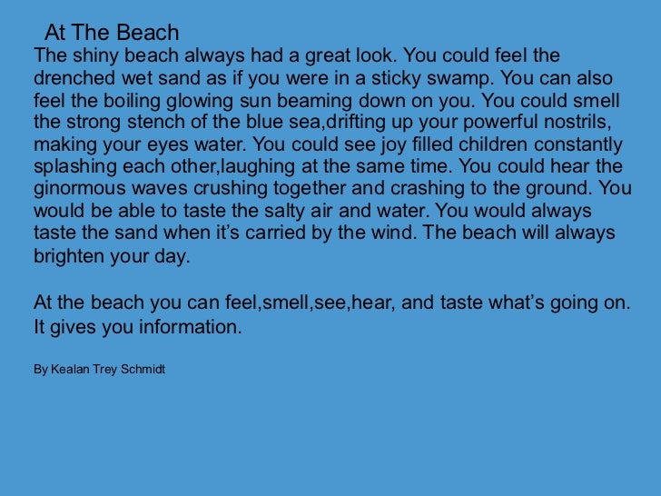 At the beach By Superb 7