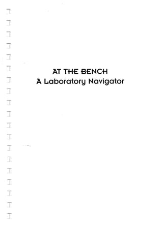 At the bench a laboratory navigator