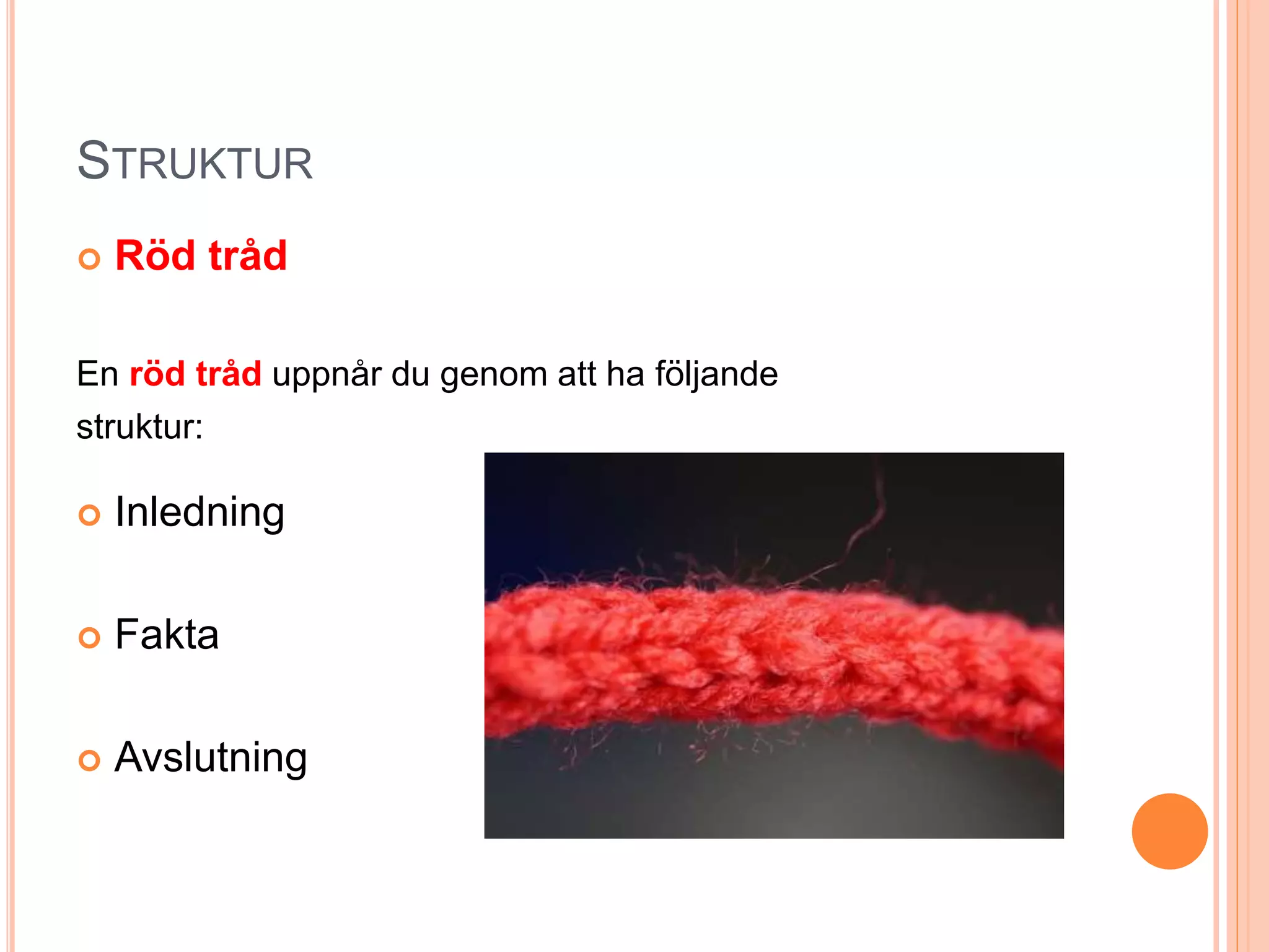 Att hålla ett informerande tal 8 e | PPTX