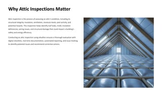 Attic Inspection with eAuditor Audits & inspections | PDF