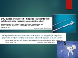 Gastrointest Endosc 2005;62:768-74.
Gastrointest Endosc 2004;59:185-90.
 