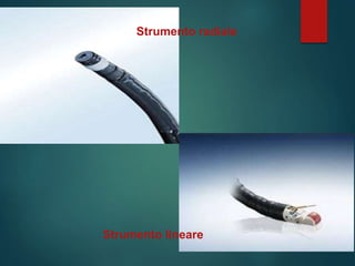 Strumento radiale
Strumento lineare
 