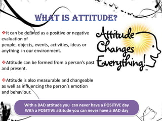Attitude: A matter of choice