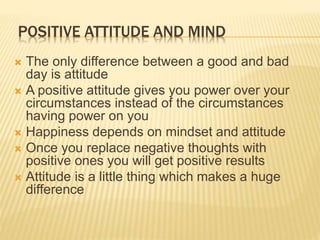  Positive Attitude
