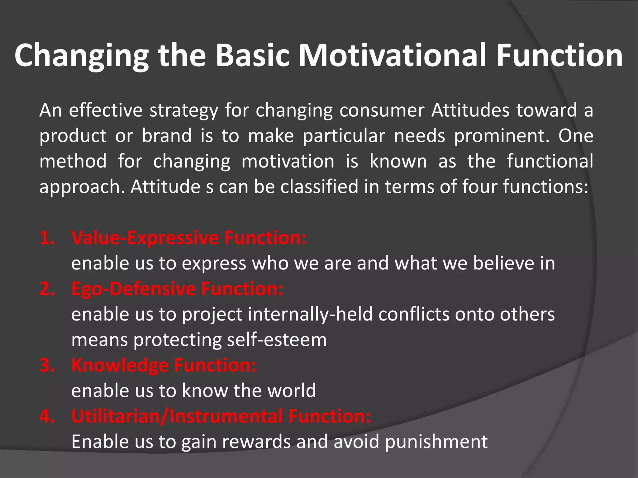 Attitude - Consumer Behavior | PPTX