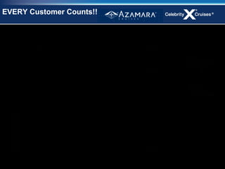 EVERY Customer Counts!!




                          11
 