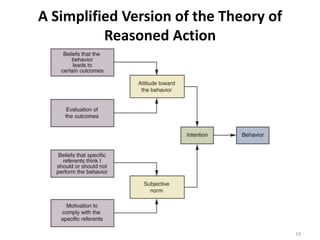 A Simplified Version of the Theory of
Reasoned Action
14
 