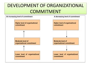 DEVELOPMENT OF ORGANIZATIONAL
COMMITMENT
 