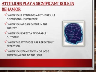 Attitude and perception | PPTX