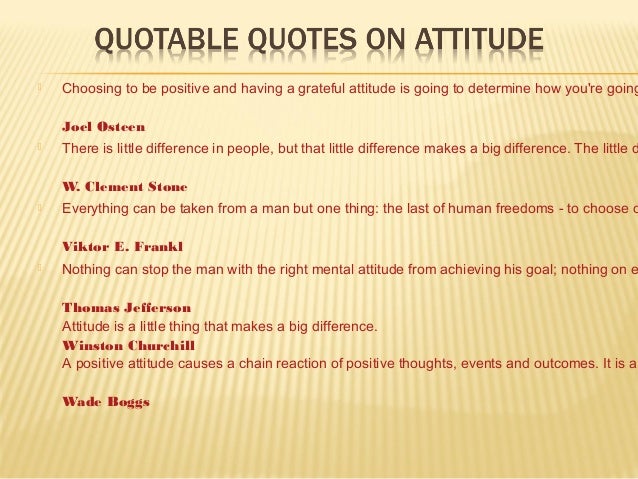 Attitude Attitude