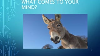 WHAT COMES TO YOUR
MIND?
3
 