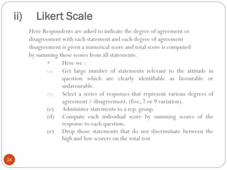 Attitude measurement and scaling techniques | PDF