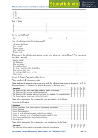 Attitude Of Students Towards The Use Of Library Facilities A Case Study ...