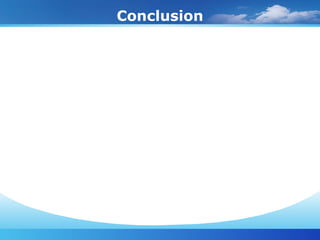 Conclusion
 
