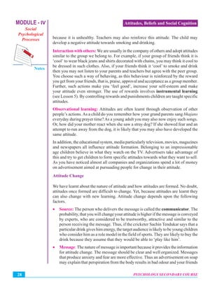 Attitudes, beliefs and social cognition | PDF