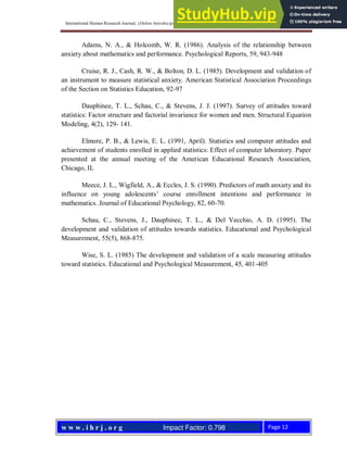 ATTITUDES OF POST GRADUATE STUDENTS TOWARDS RESEARCH | PDF