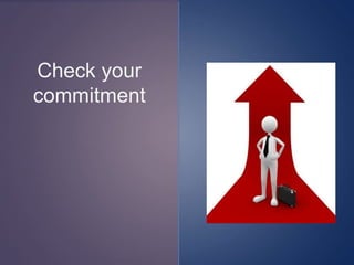Check your
commitment
 