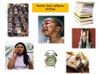 Factors that influence
attitude
 