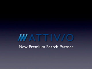 New Premium Search Partner
 