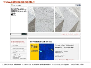 www.palazzodiamanti.it 