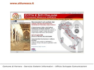 www.sitiunesco.it 