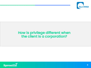 Privilege Customer Understanding Attorney-Client Privilege and New Technology | PDF