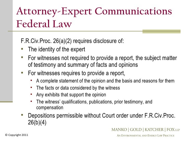 Attorney client privilege