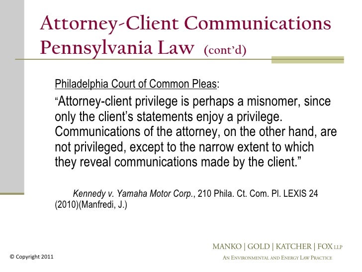 Where Is Attorneyclient Privilege Defined