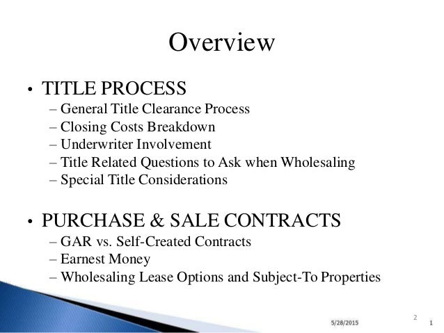 earnest money contract template
