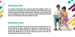 Utilization Rate Vs Realization Rate as a measure of attorney ...