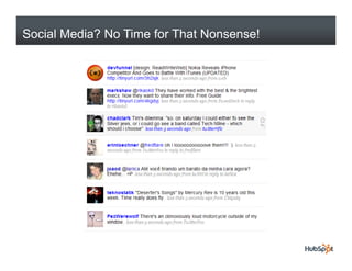 Social Media? No Time for That Nonsense!
 