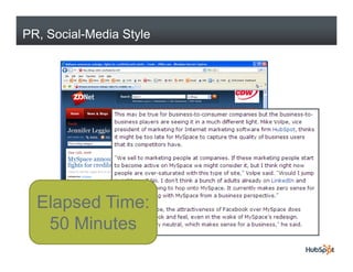 PR, Social-Media Style




  Elapsed Time:
   50 Minutes
 