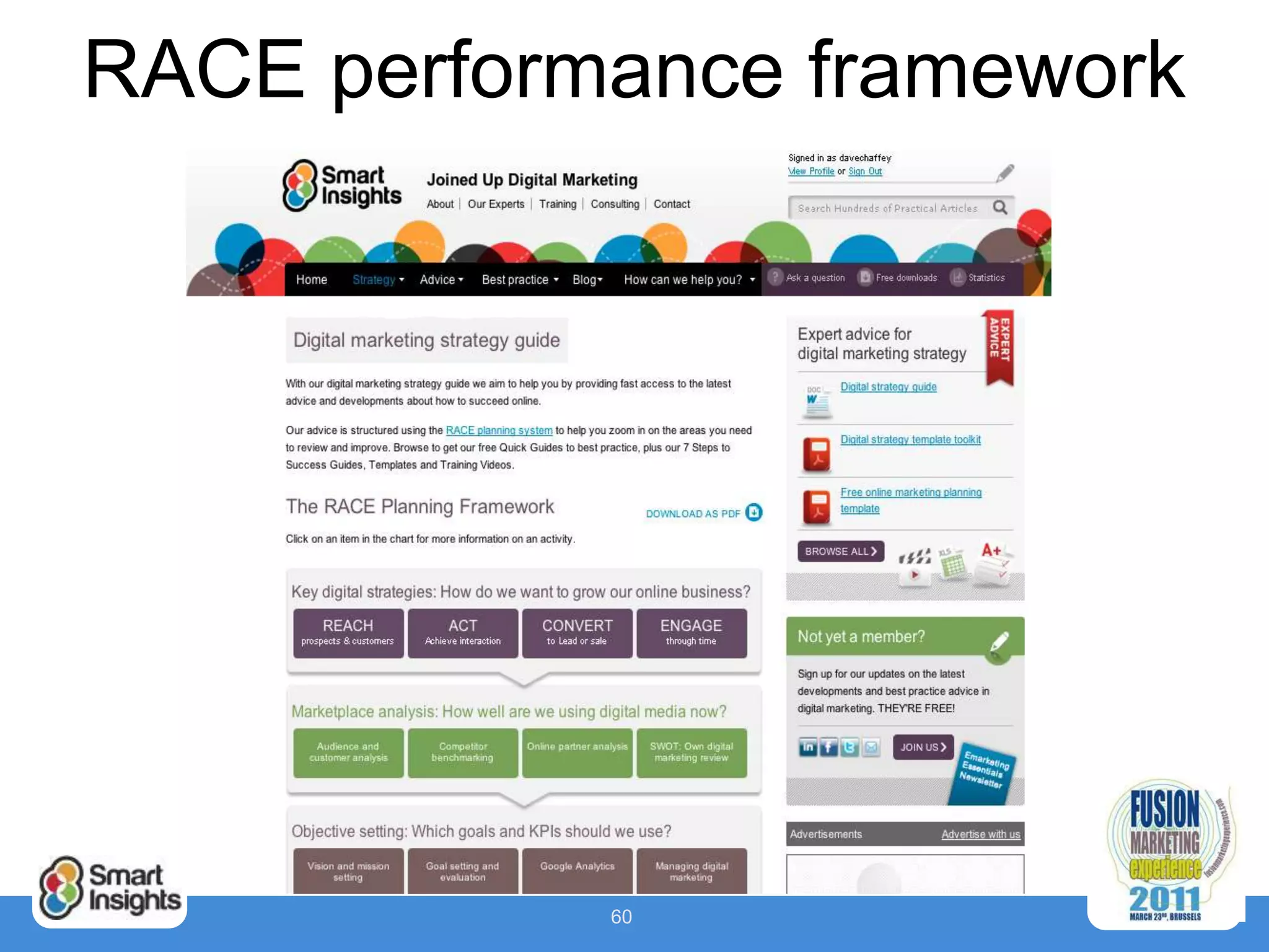 RACE performance framework




            60
 