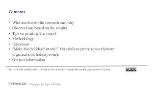 Contents
Who conducted this research and why
Observations based on the results
Tips on printing this report
Methodology
Re...