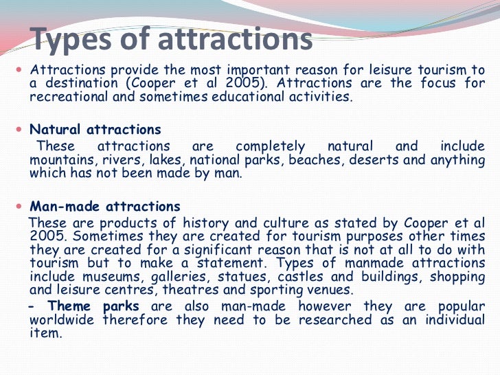 tourist attraction meaning in english