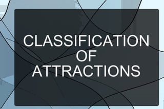 CLASSIFICATION
OF
ATTRACTIONS

 