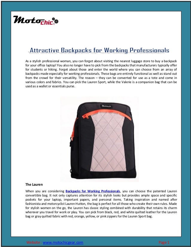 professional convertible backpack