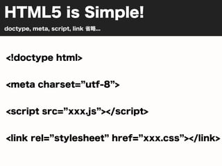 Attractive HTML5