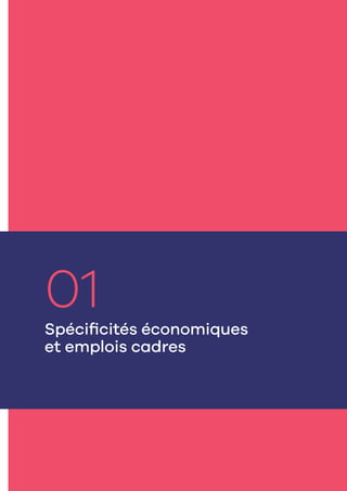 Attractivité des entreprises et emplois cadres dans les Pays de la Loire — 5
Spéciﬁcités économiques
et emplois cadres
01
 