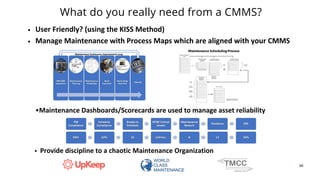 Key Attributes and Best Practices for an Effective CMMS Implementation ...
