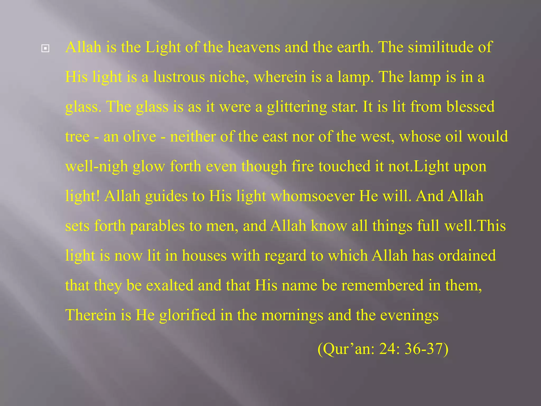 Attributes of allah | PPTX