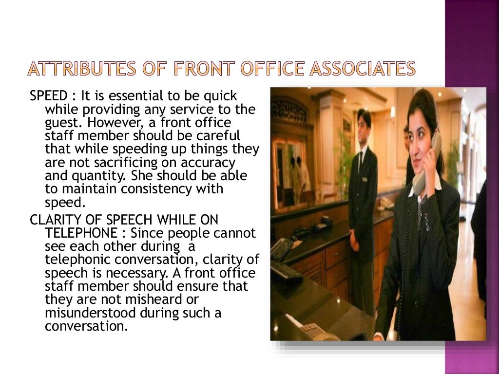 Attributes Of Front Office Associates