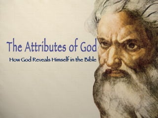 The Attributes of God How God Reveals Himself in the Bible 