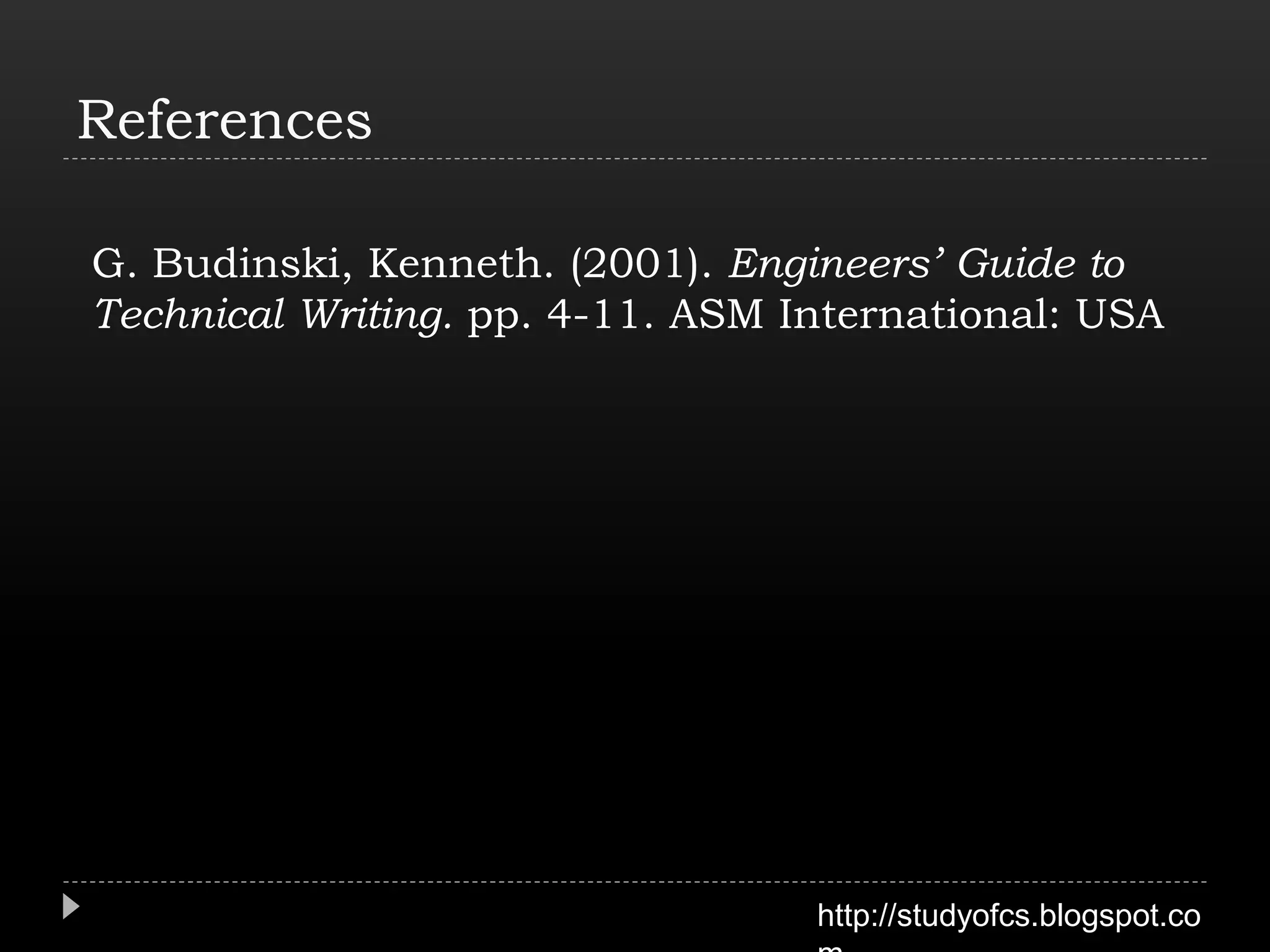 TECHNICAL ATTRIBUTES EXAMPLES visual data 6