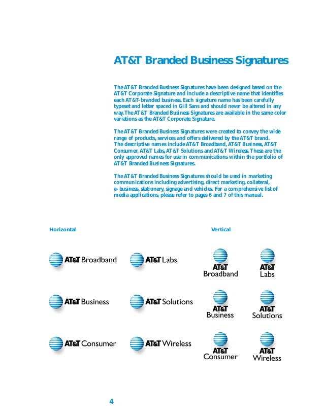 Att signature usage