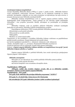 Attīstības koncepcija2007. 2012.