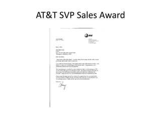 AT&T SVP Sales Award 